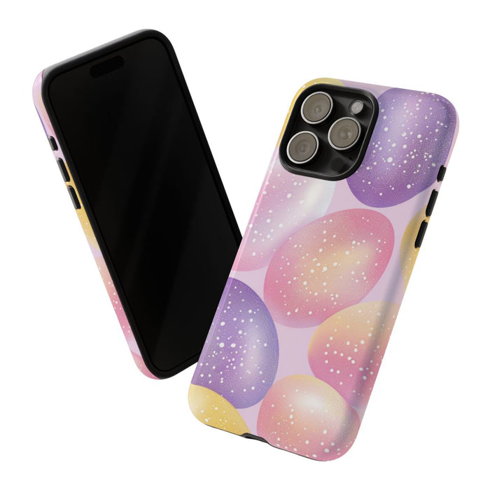 Pastelkleurige Glitter Paaseieren Patroon