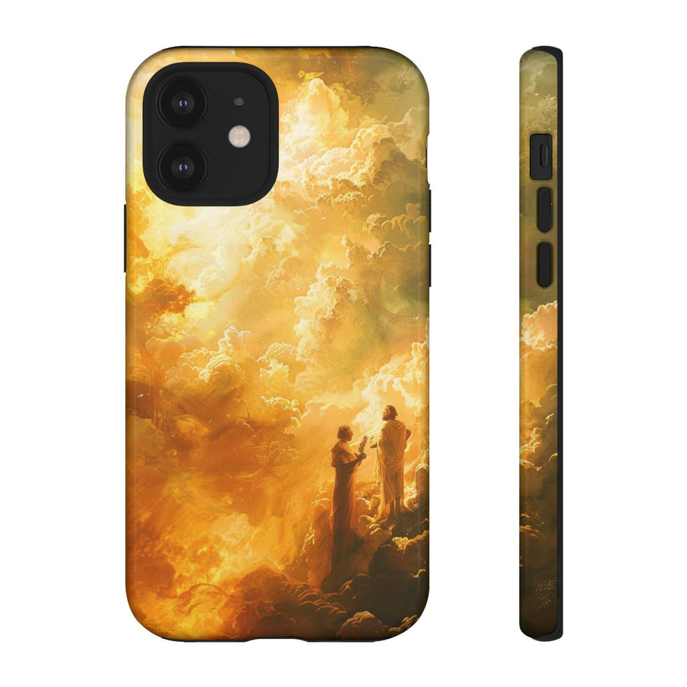 Goddelijke Figuren in Gouden Wolken