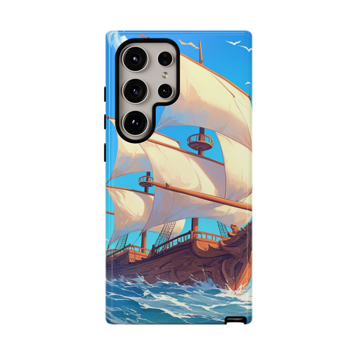 Zeilschip op Blauwe Oceaan