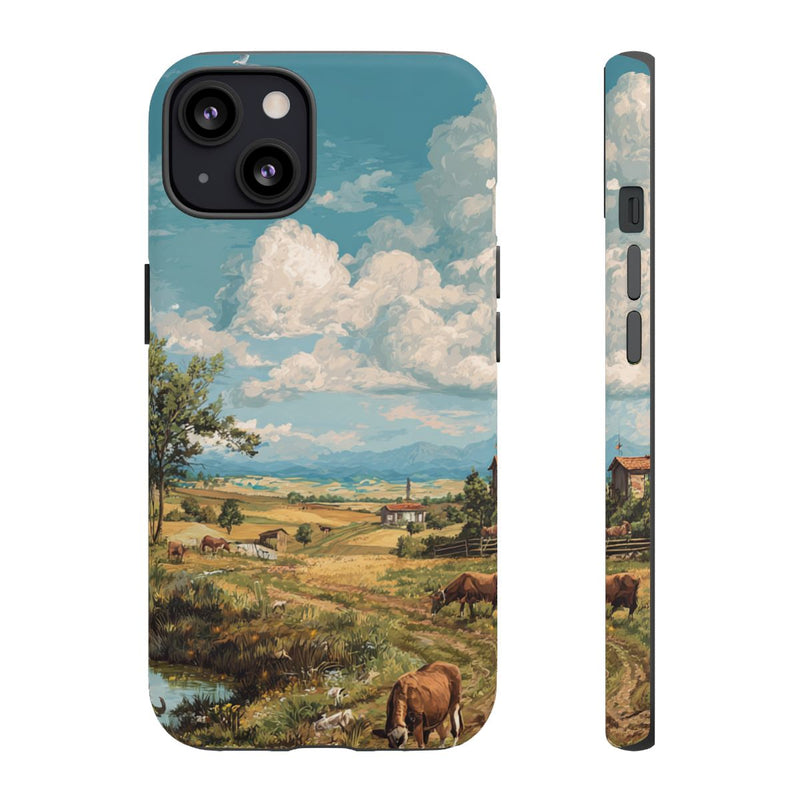 Landelijk Uitzicht met Boerderijdieren