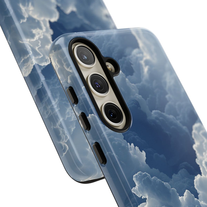 3D Blauw Wolkenpatroon