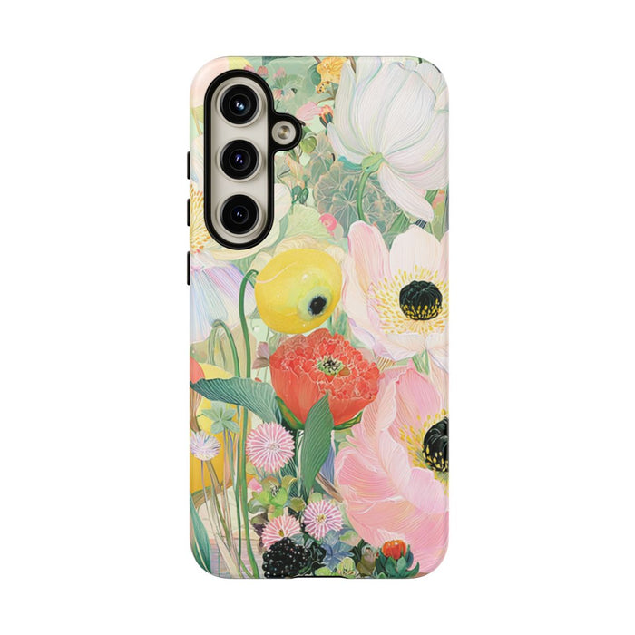 Lichte Pastelbloemen met Vogels
