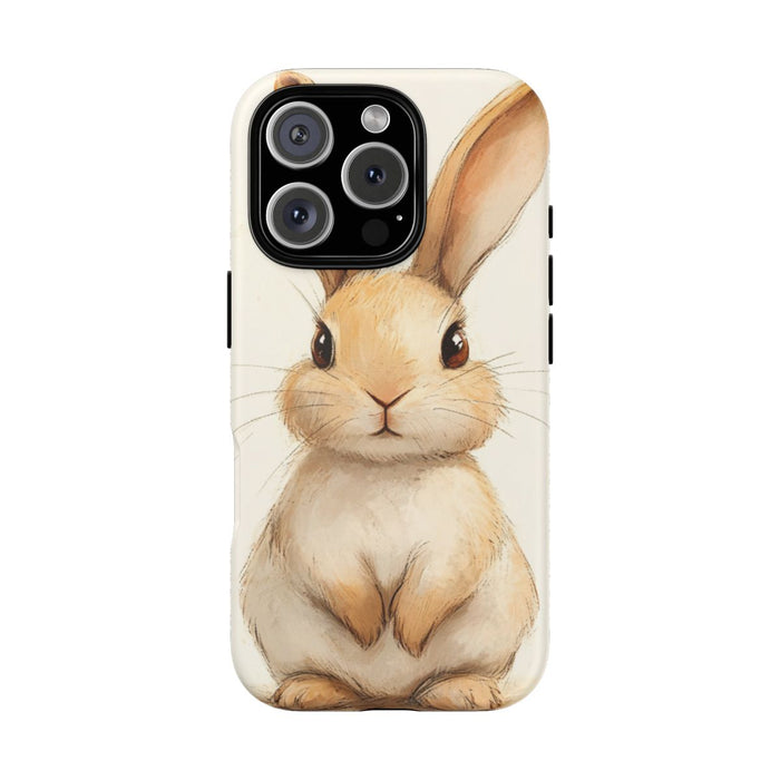Lieve Beige Konijnenillustratie