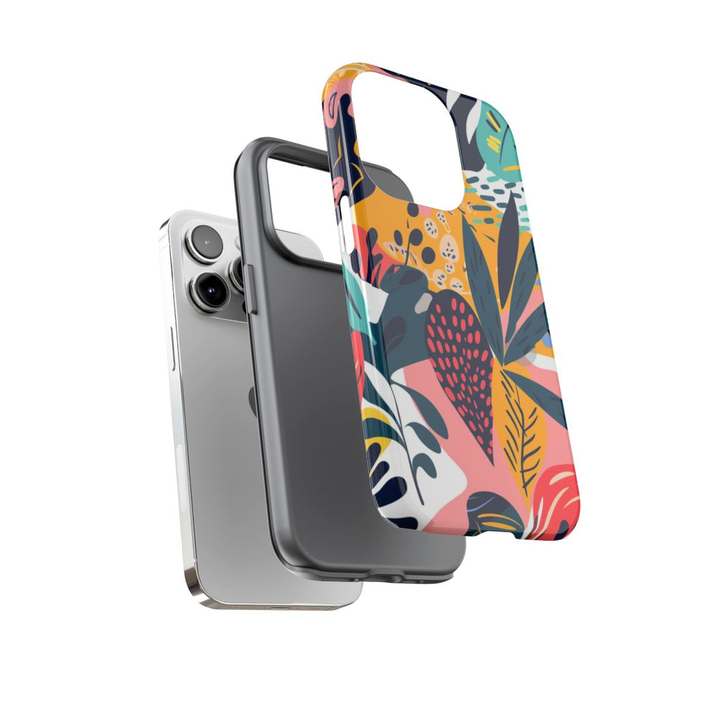 Vrolijk Tropisch Bladerenpatroon