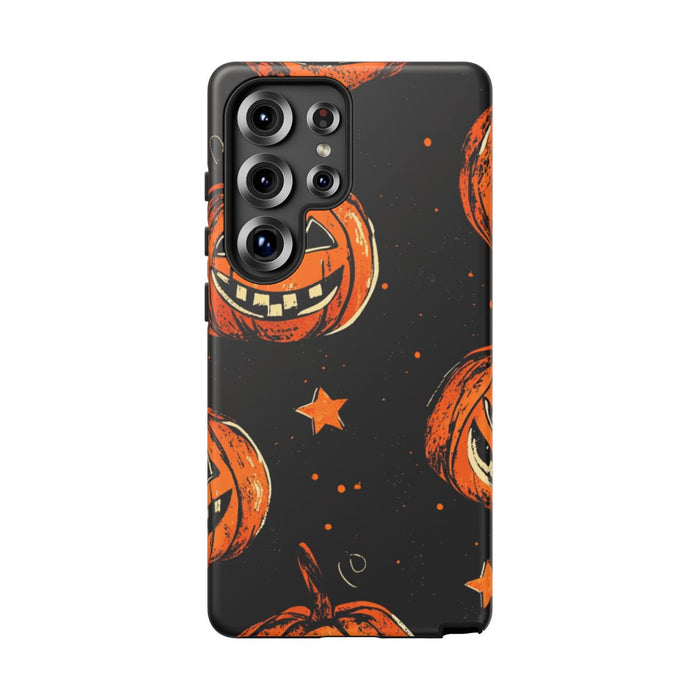 Grunge Halloween Pompoenenpatroon