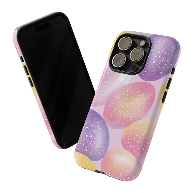 Pastelkleurige Glitter Paaseieren Patroon