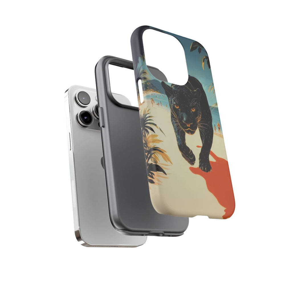 Zwarte Panter op het Strand