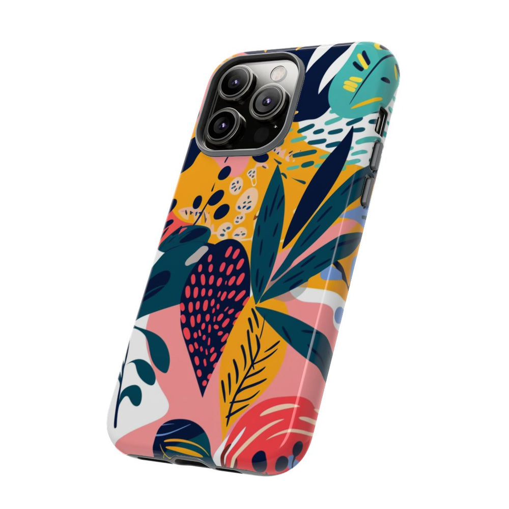 Vrolijk Tropisch Bladerenpatroon