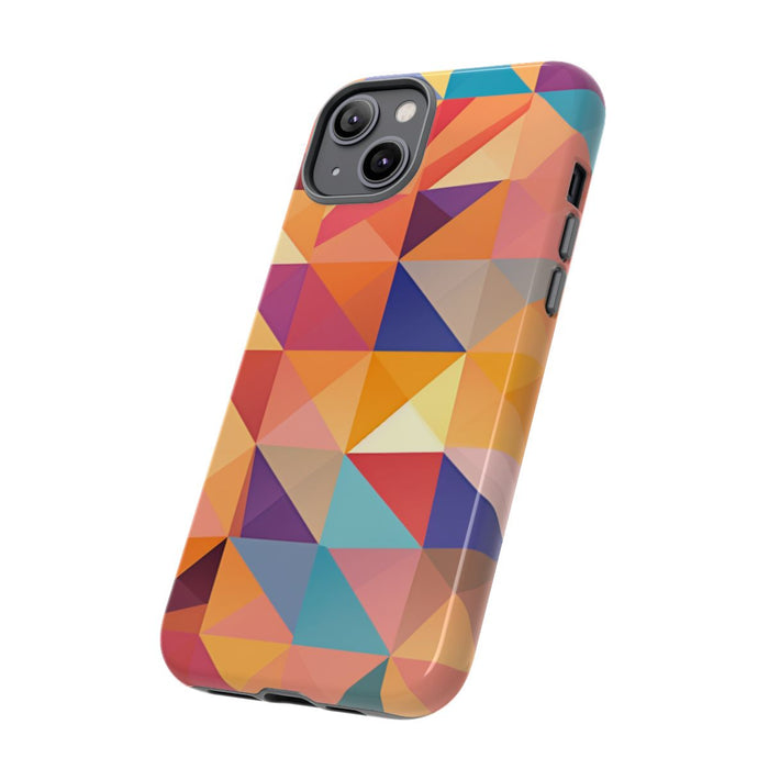 Kleurrijk Geometrisch Hoekpatroon