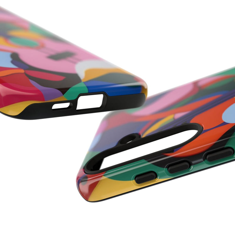 Kleurrijke Abstracte Gitaar
