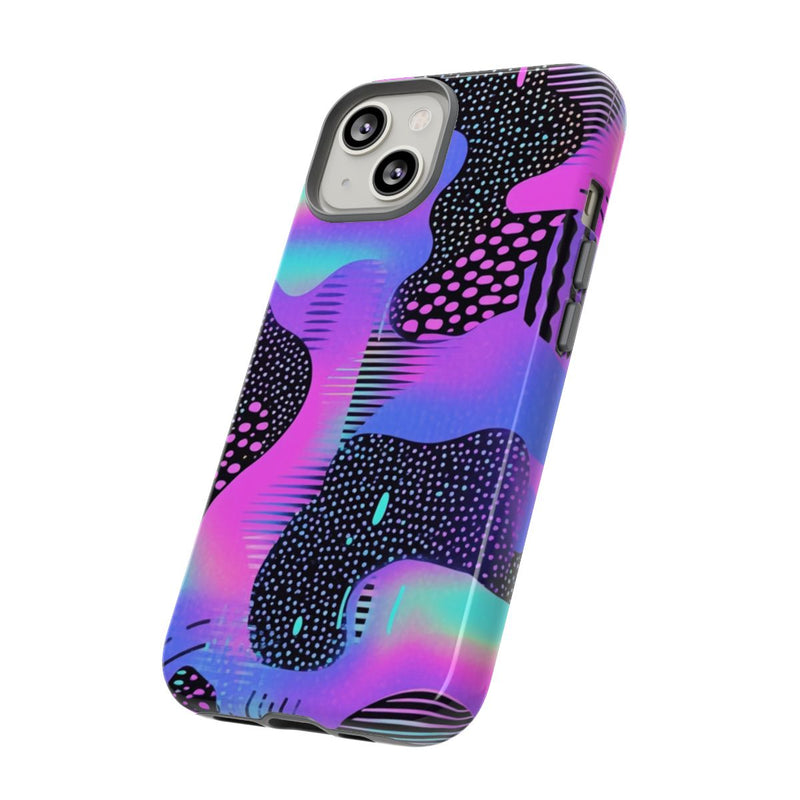 Abstract Neon Vaporwave Patroon