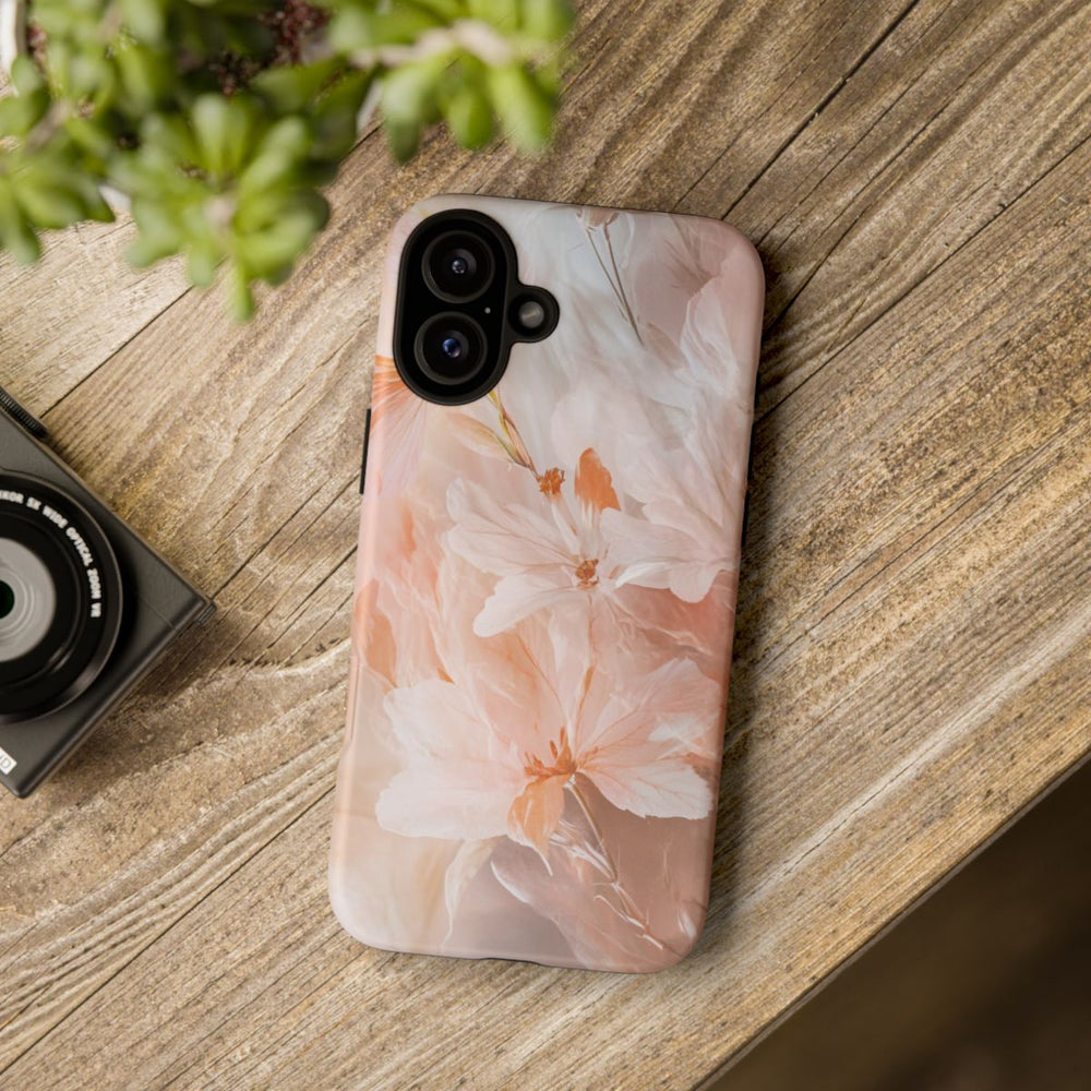 Fijne Pastelkleurige Bloemen Abstract
