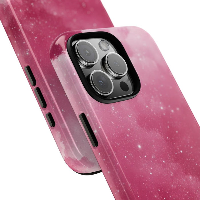 Roze Glitterwolkenstructuur