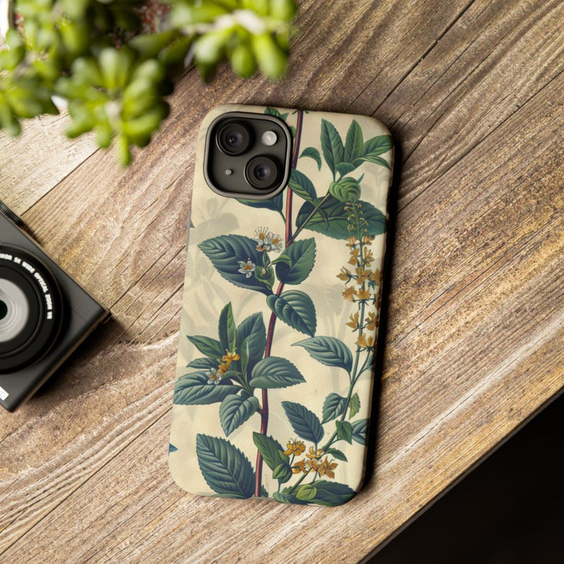 Vintage Botanisch Kruidenpatroon