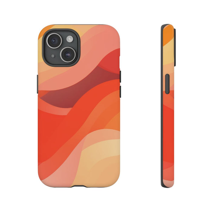 Warme Abstracte Golfpatronen