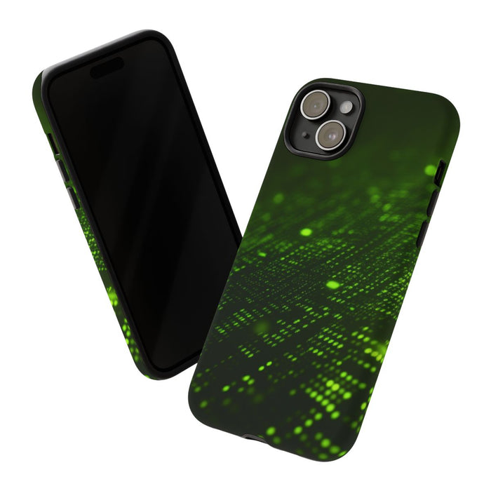 Abstract Digitaal Groen Rasterpatroon