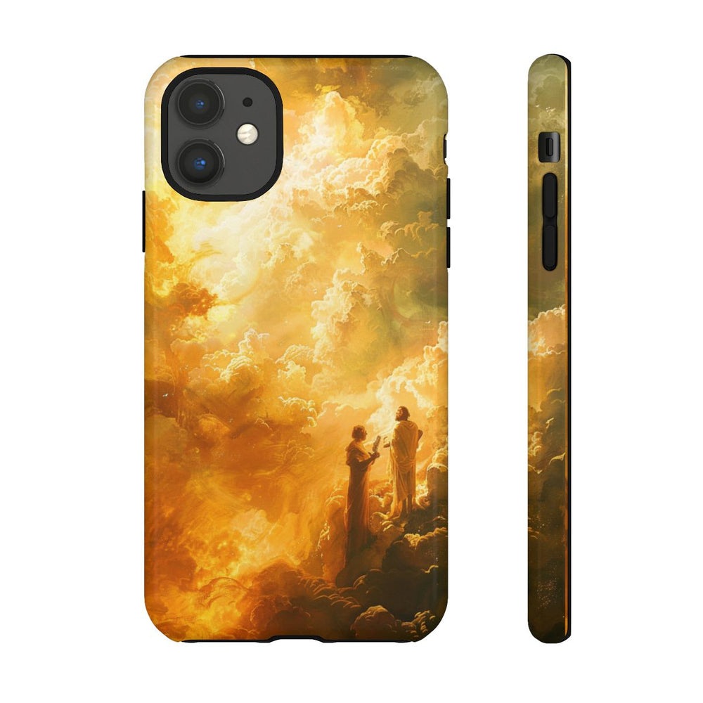 Goddelijke Figuren in Gouden Wolken