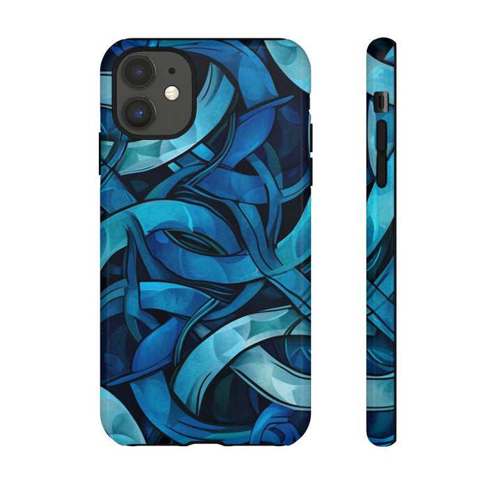 Blauw Keltisch Knoopmotief