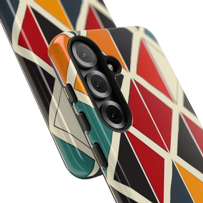 Kleurrijk Geometrisch Diamantpatroon