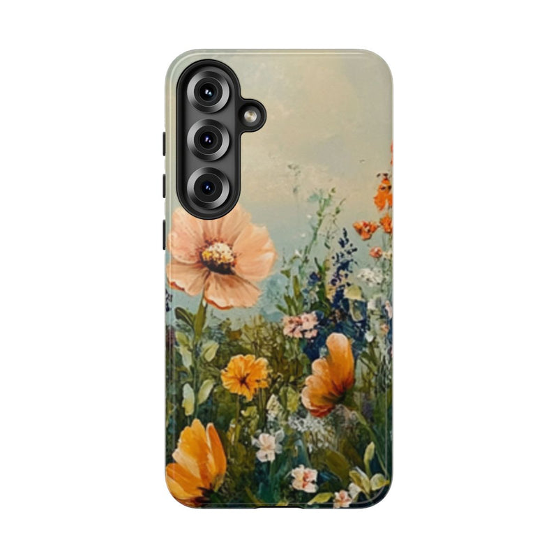 Schildering van Wildbloemenveld