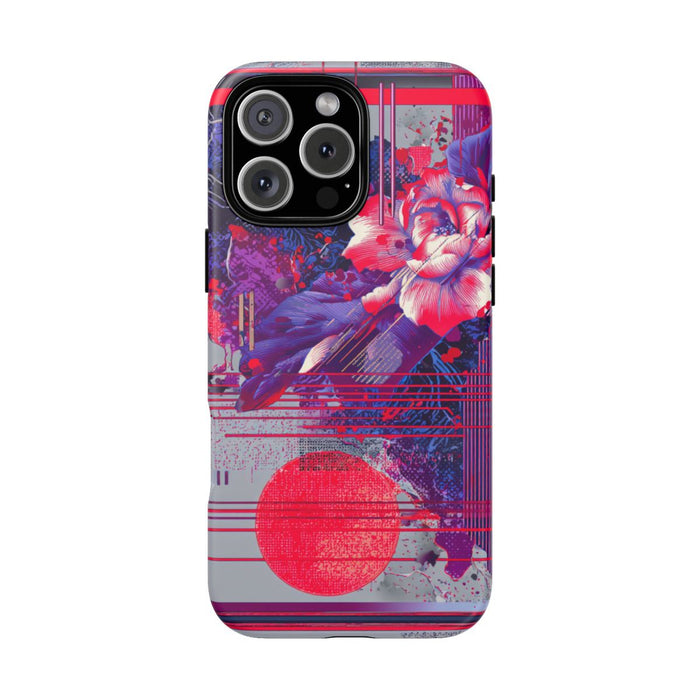 Abstracte Bloemmotieven met Neonaccenten