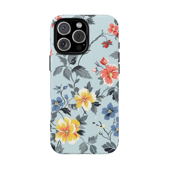 Vintage Bloemenpatroon in Pasteltinten