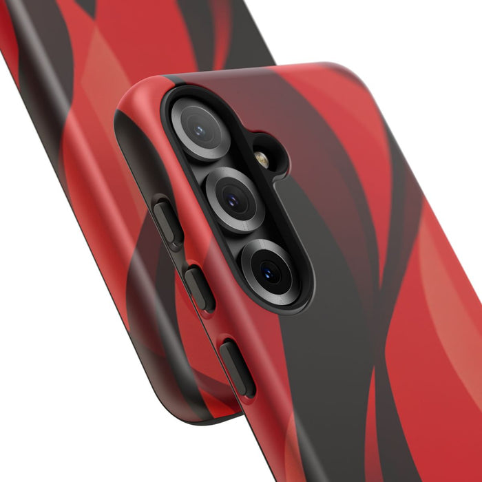 Modern Rood Golfpatroon