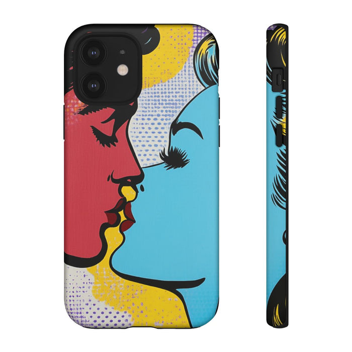 Kussend Stel in Popart