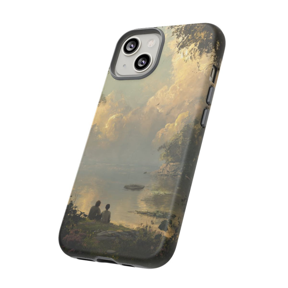 Vredig Meerlandschap met Vriendschap