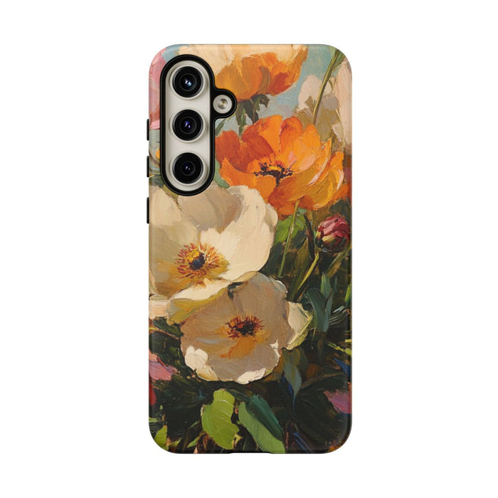 Kleurrijk Olieverfschilderij met Bloemen