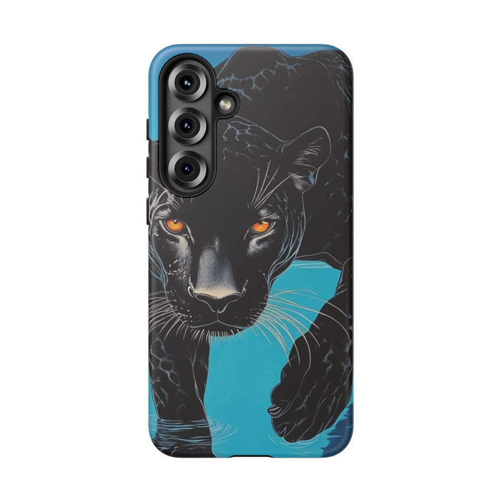 Zwarte Panter bij Zwembad