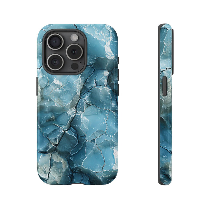 IJzige Fractalstructuur met Grunge