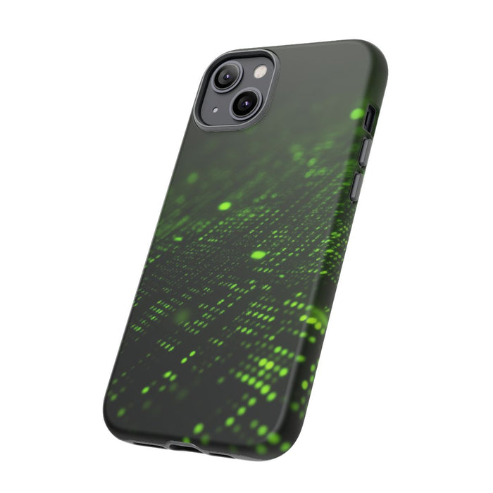 Abstract Groen Digitaal Rasterpatroon