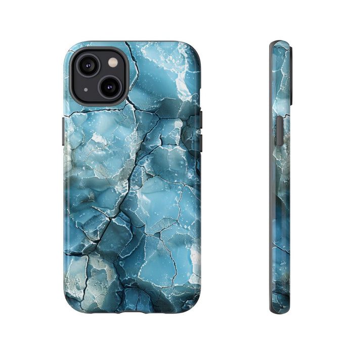 IJzige Fractalstructuur met Grunge
