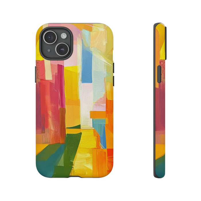 Abstracte Kleurrijke Penseelstreken