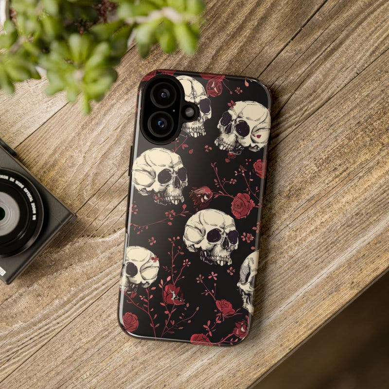 Schedels en Rode Rozenpatroon