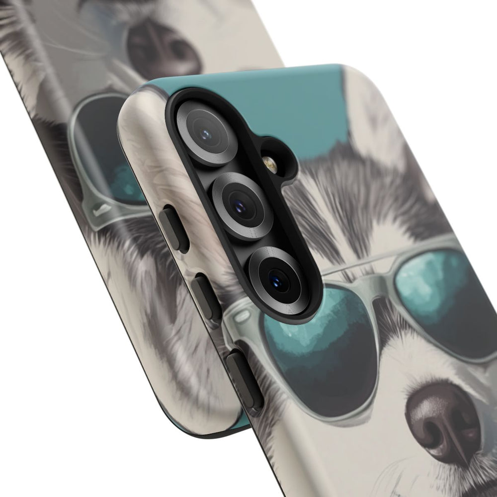 Stoere Husky met Zonnebril