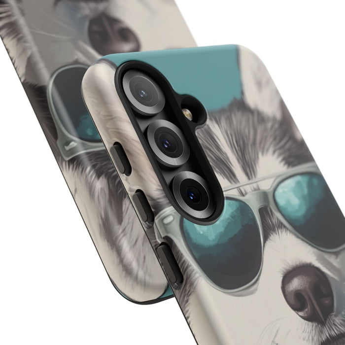 Stoere Husky met Zonnebril
