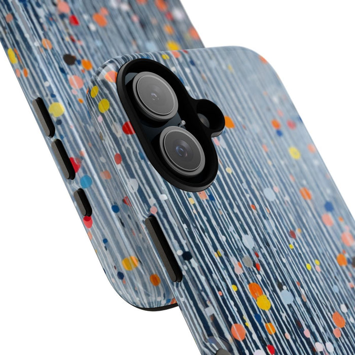 Kleurrijk Abstract Patroon met Dots en Lijnen