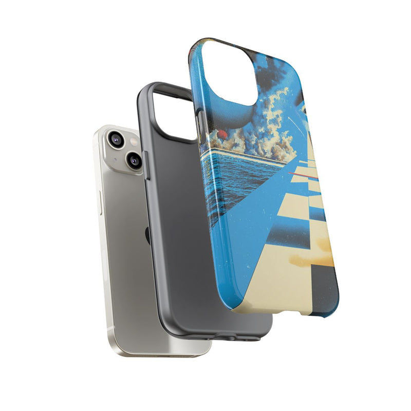 Surrealistische Geometrische Oceaanscène