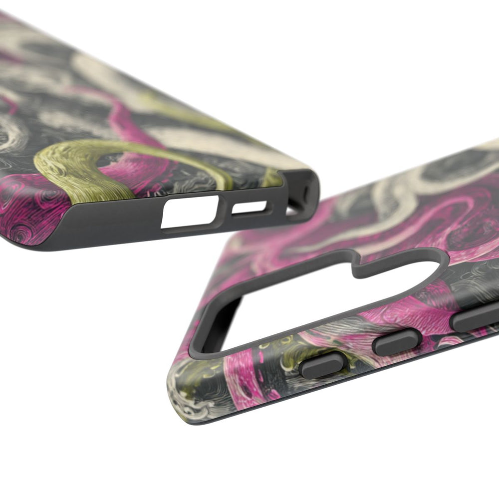 Gedetailleerd Tentakelpatroon met Wervelende Swirls