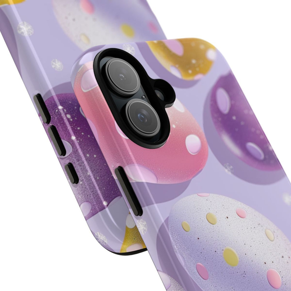 Glanzende Paaseieren met Stippenpatroon