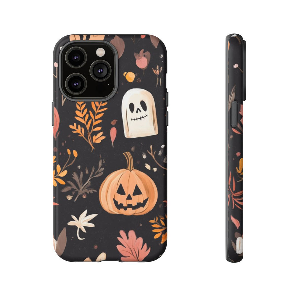 Halloween Pompoen- en Spookmotief