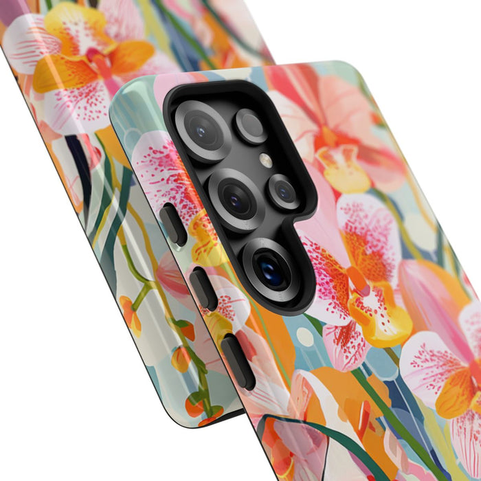 Kleurrijke Orchideeën Illustratie