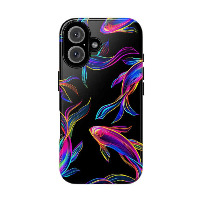 Neonkleurige Vissenpatroon