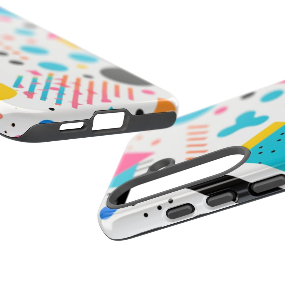 Kleurrijk Memphis Stijl Geometrisch Patroon