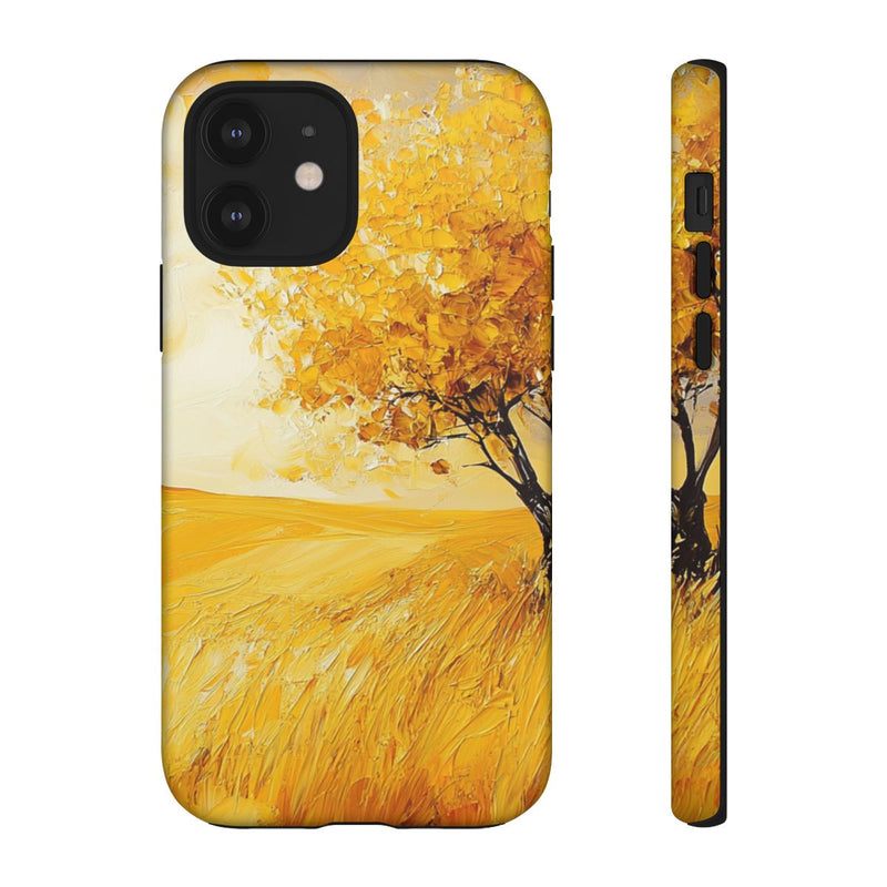 Gouden Herfstboom Landschap