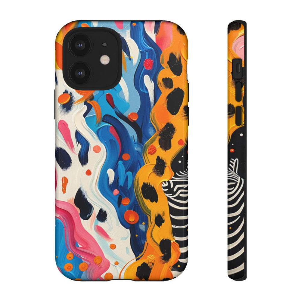 Abstract Kleurrijk Zebra Patroon