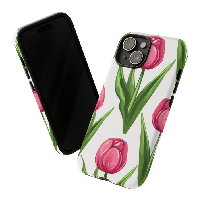Roze Tulp Bloemenpatroon