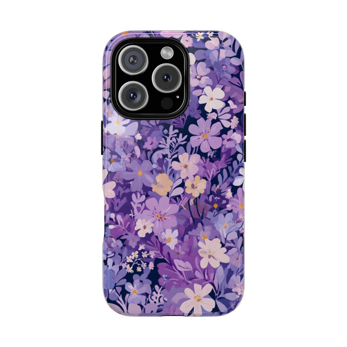 Paars Bloemenpatroon
